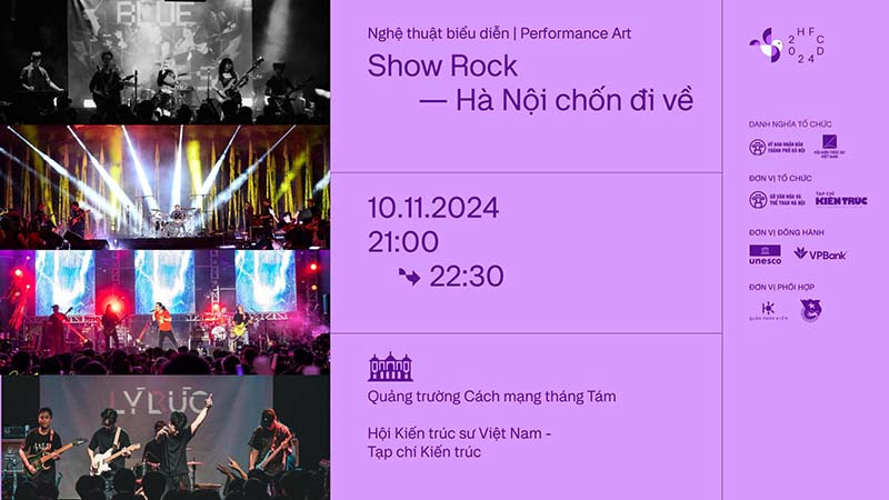 Đêm nhạc Rock - Hà Nội chốn đi về | Ngày 10/11/2024